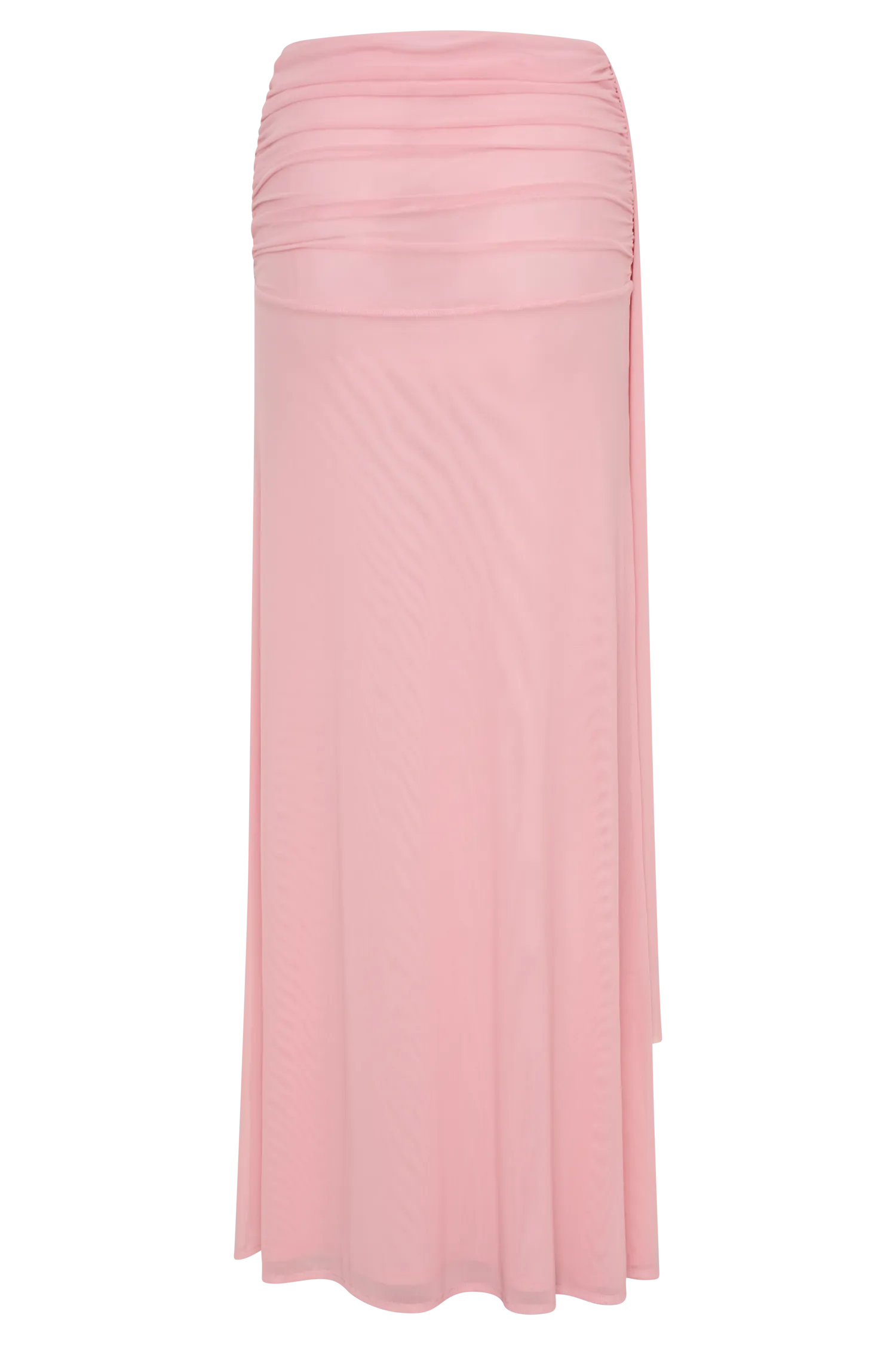 Arna Mesh Maxi Skirt - Candy Pink