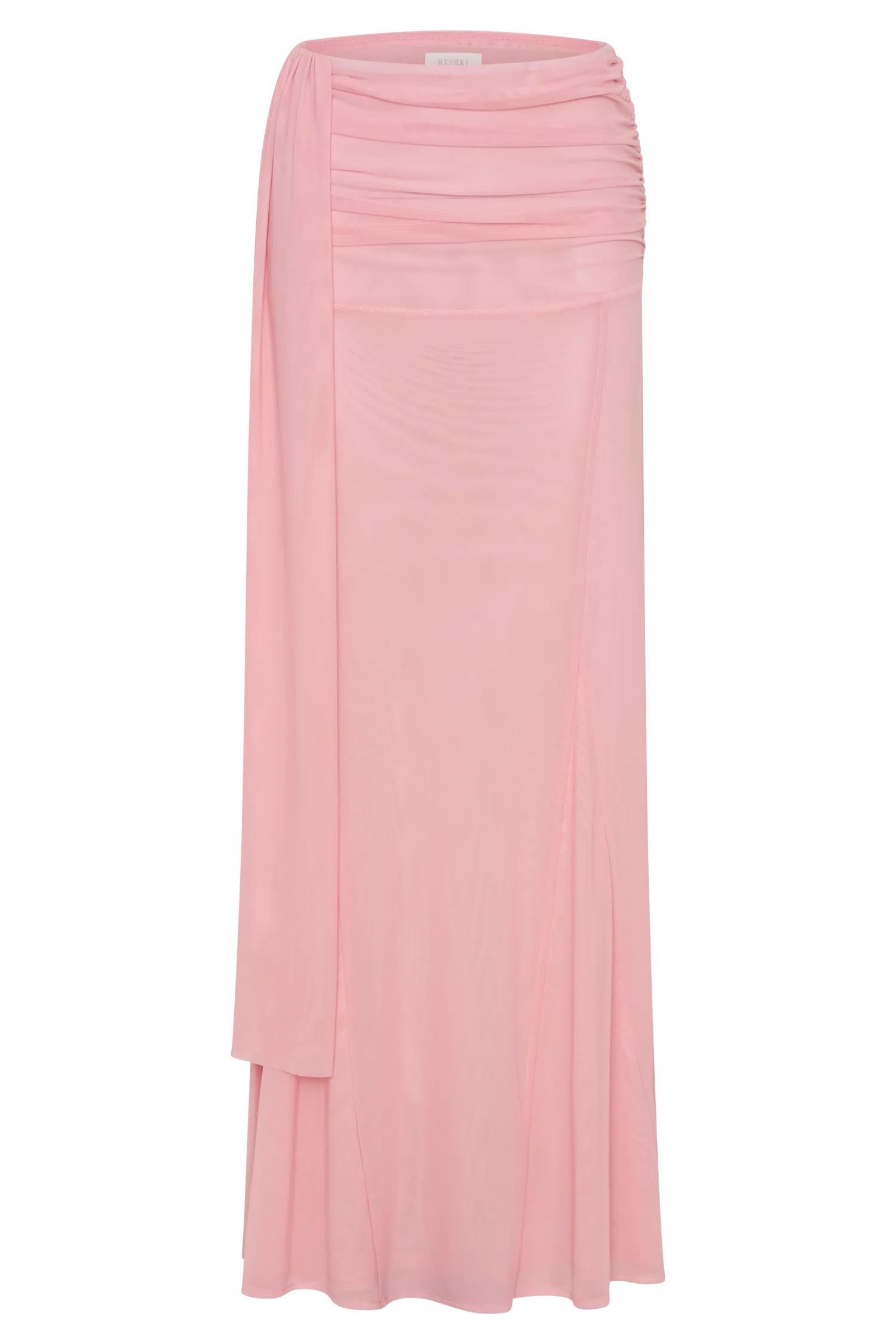 Arna Mesh Maxi Skirt - Candy Pink