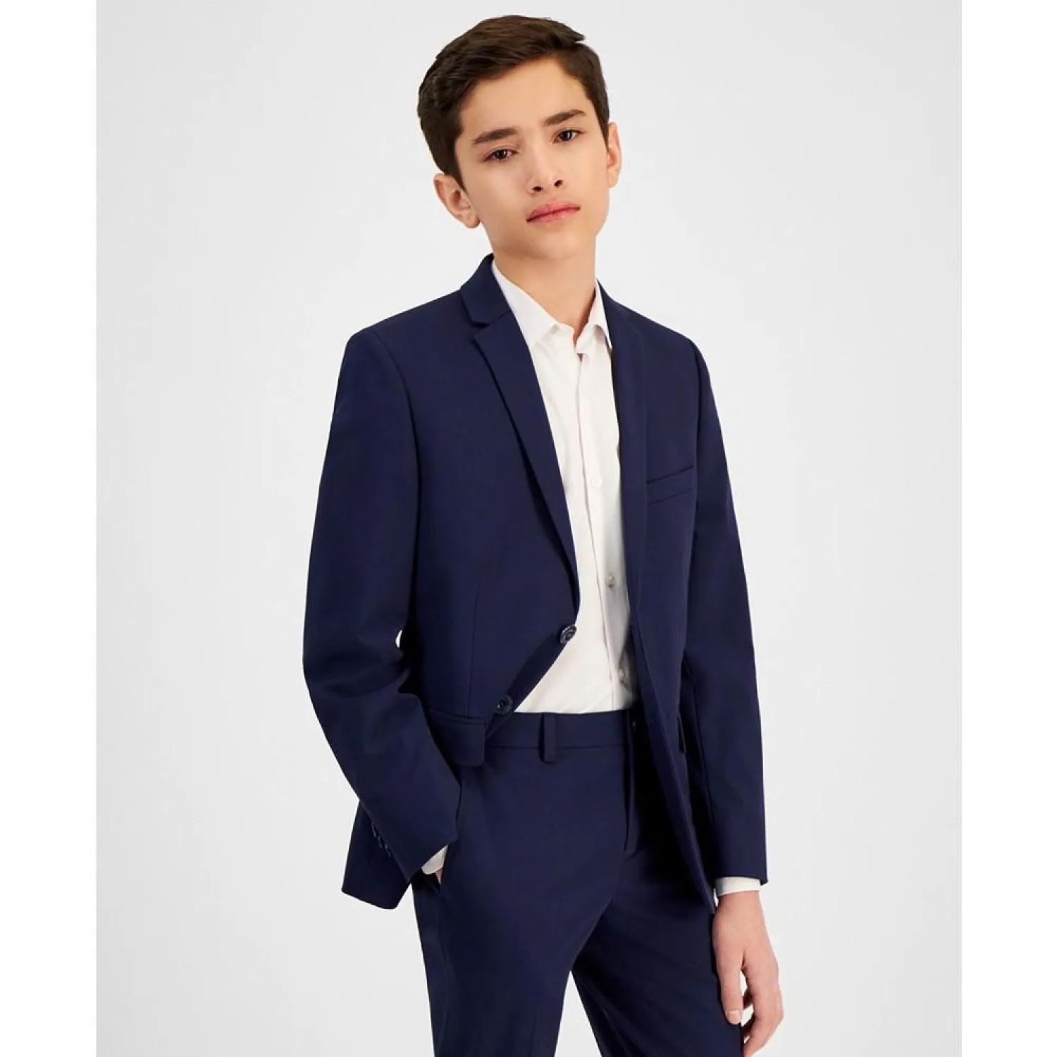 Big Boys Classic Fit Stretch Suit Jacket