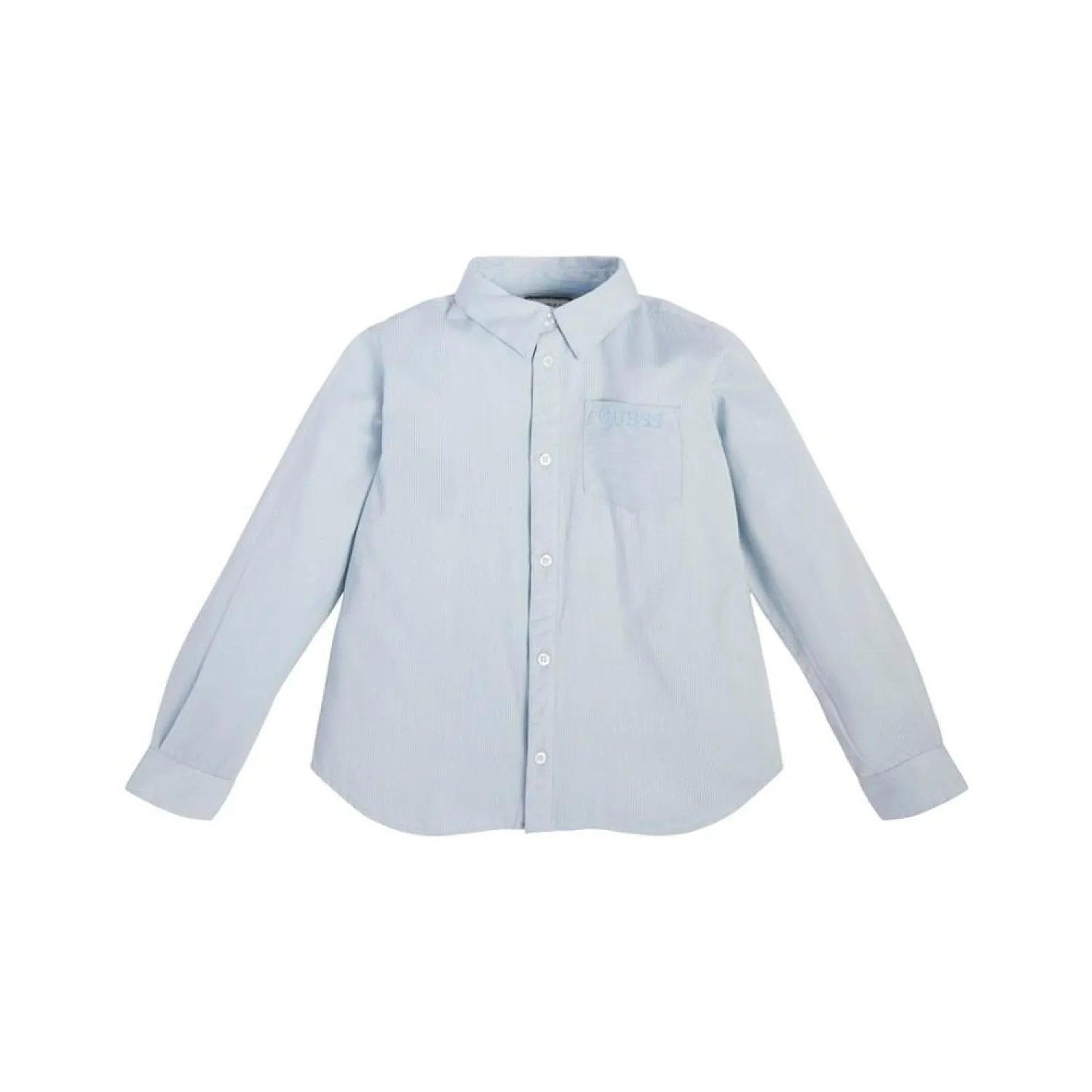 Big Boys Classic Poplin Pin Striped Button Up Shirt