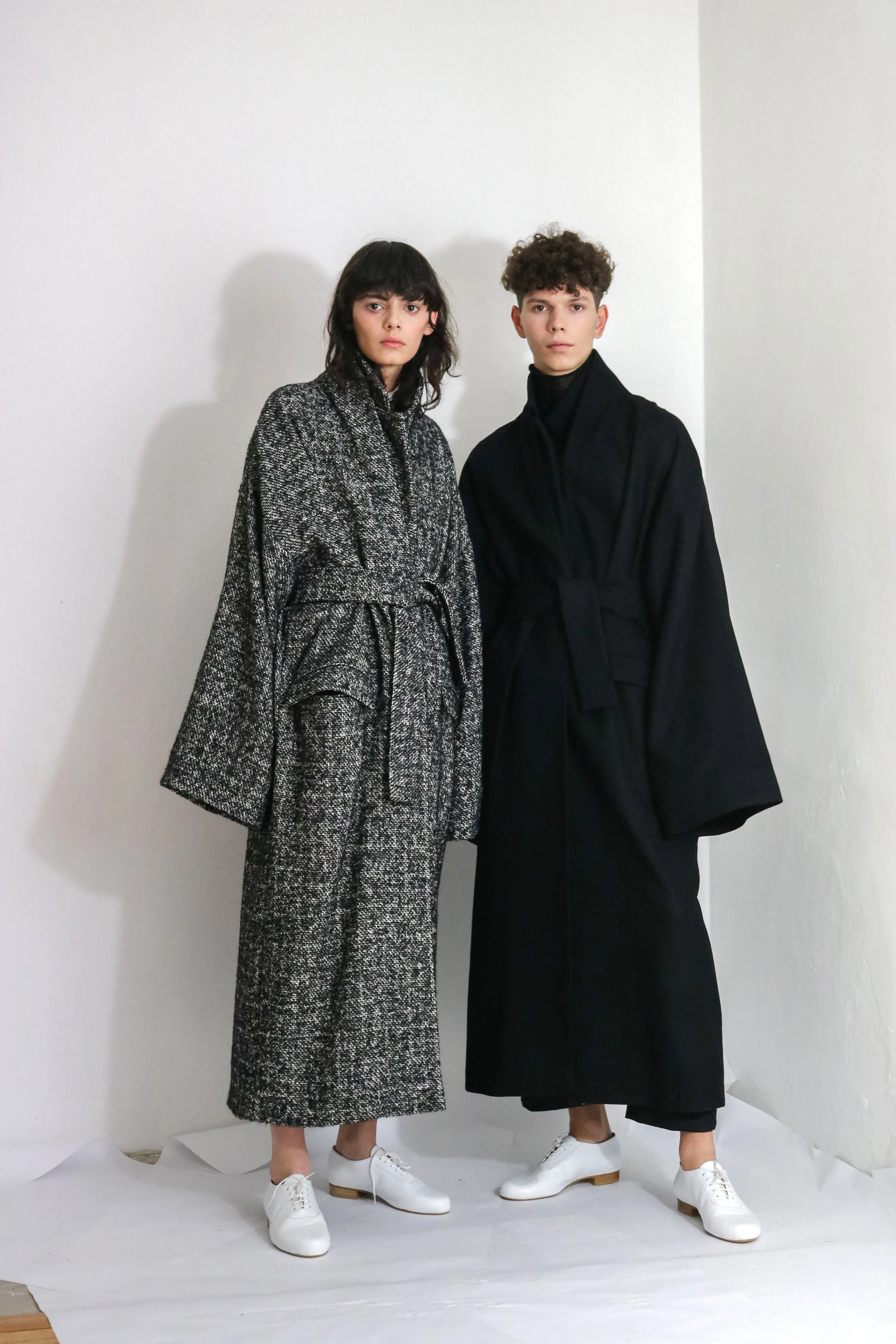 Black Wool Overcoat