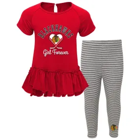 Blackhawks Girl Forever Tunic and Leggings