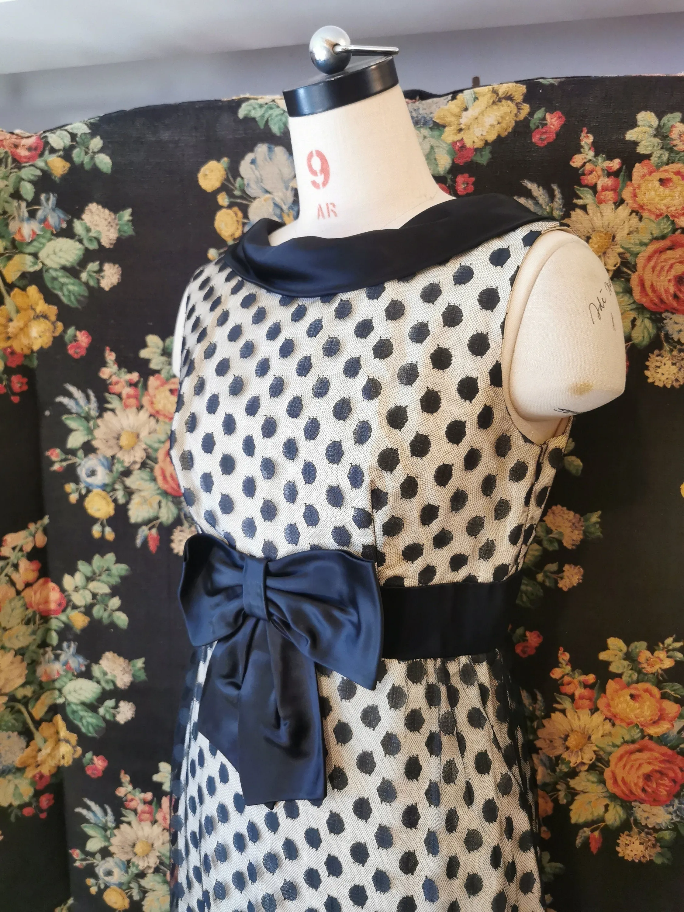 Blane's polka dot maxi dress