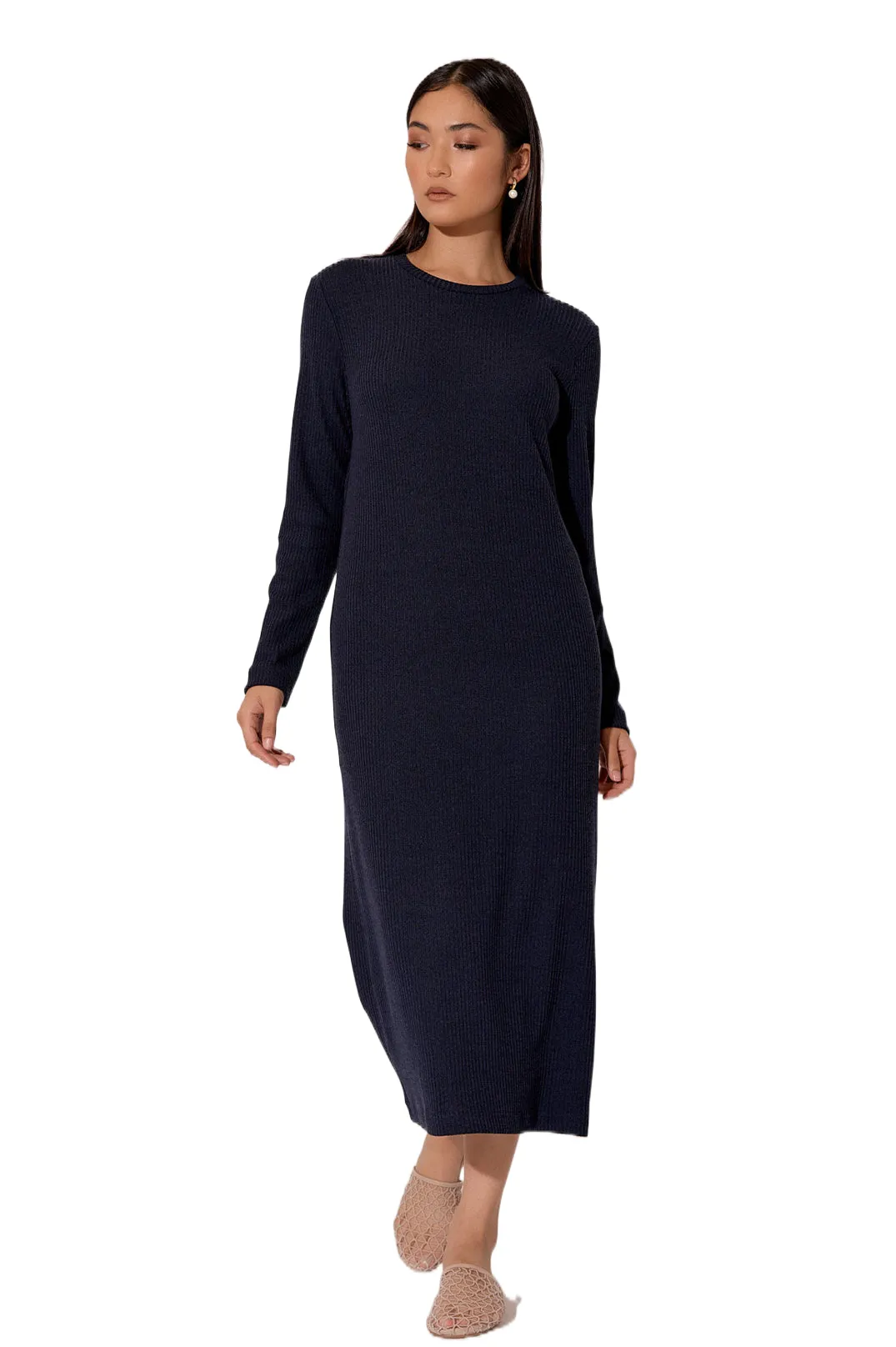 Brielle Knit Dress Navy