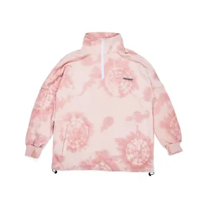 BSRABBIT HN ZIPUP TIE DYE INDY PINK