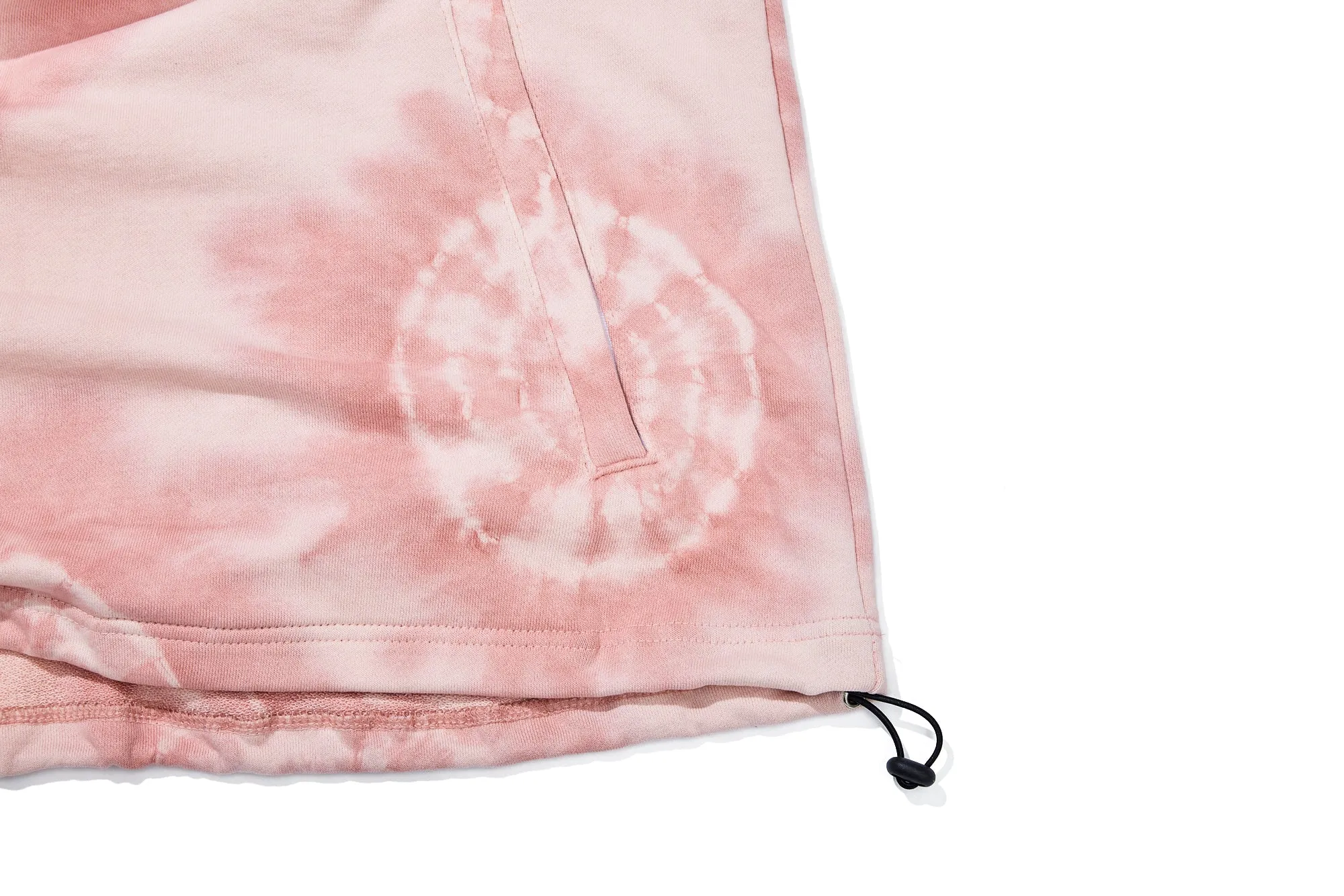 BSRABBIT HN ZIPUP TIE DYE INDY PINK