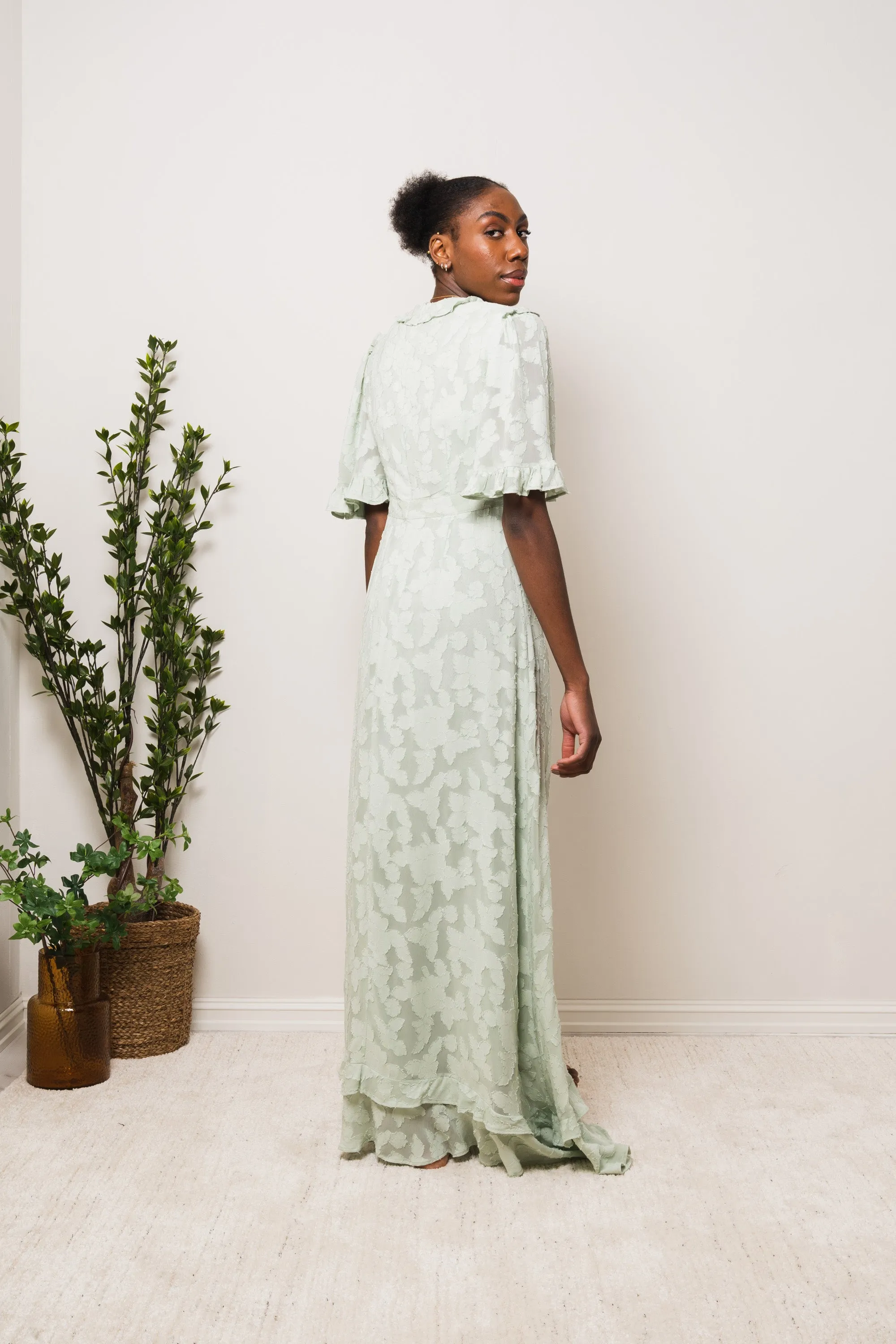 Catalina Maxi Dress - Pastel Green