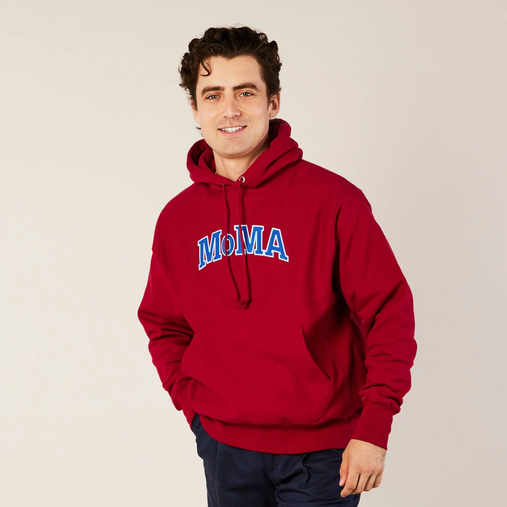 Champion Hoodie - MoMA Edition - Cardinal Red