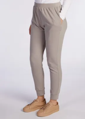 Cotton Cuffed Leggings Grey - Final Sale