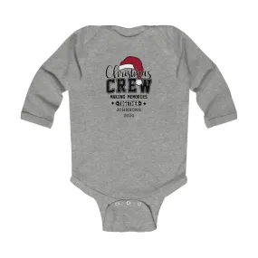 Custom Christmas Crew, Making Memories Together Infant Long Sleeve Bodysuit