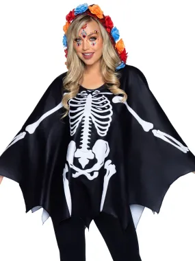 Day of the Dead Poncho Costume