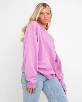 Flying V Sweatshirt in Smoky Grape