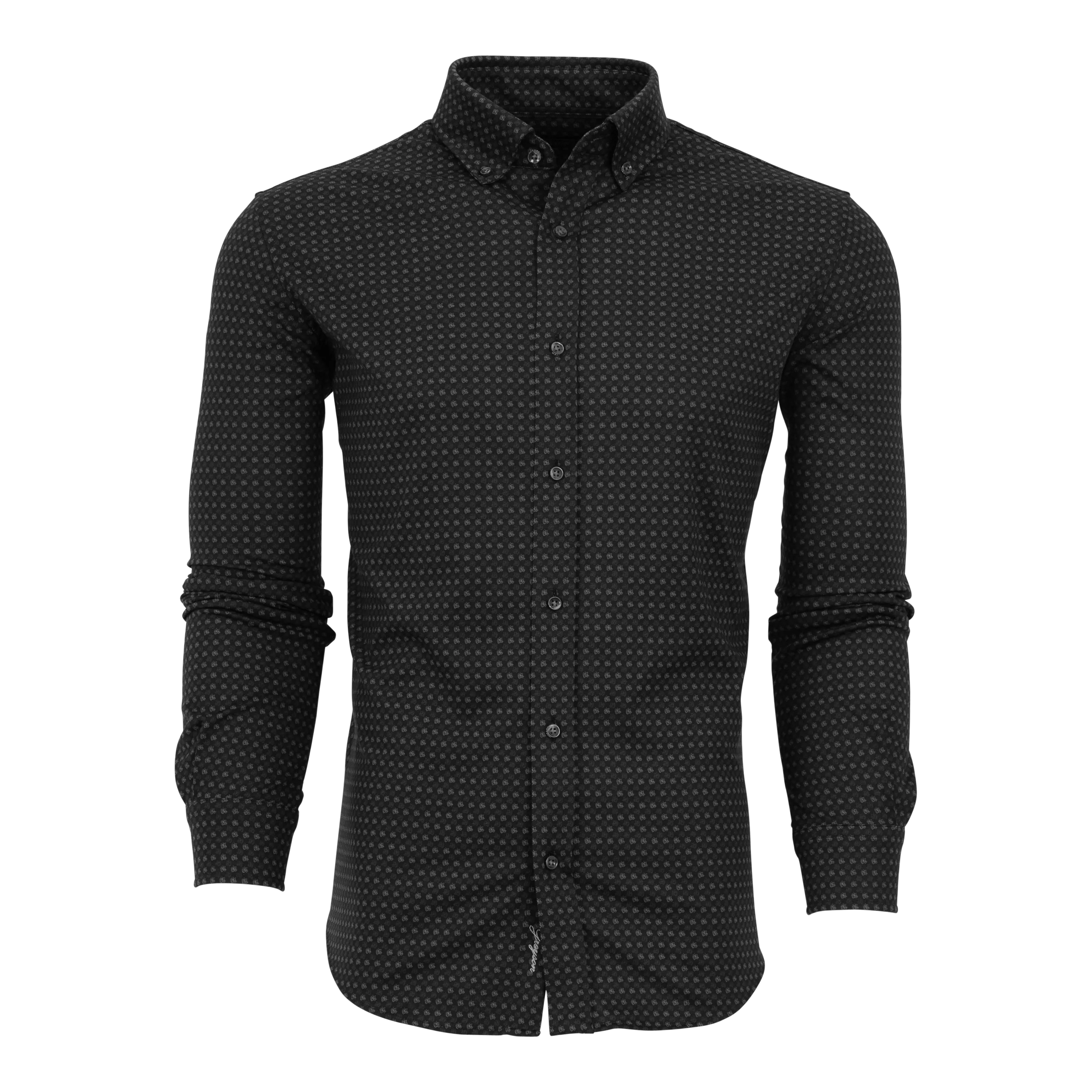 Furrowed Wolf Woodward Knit Shirt