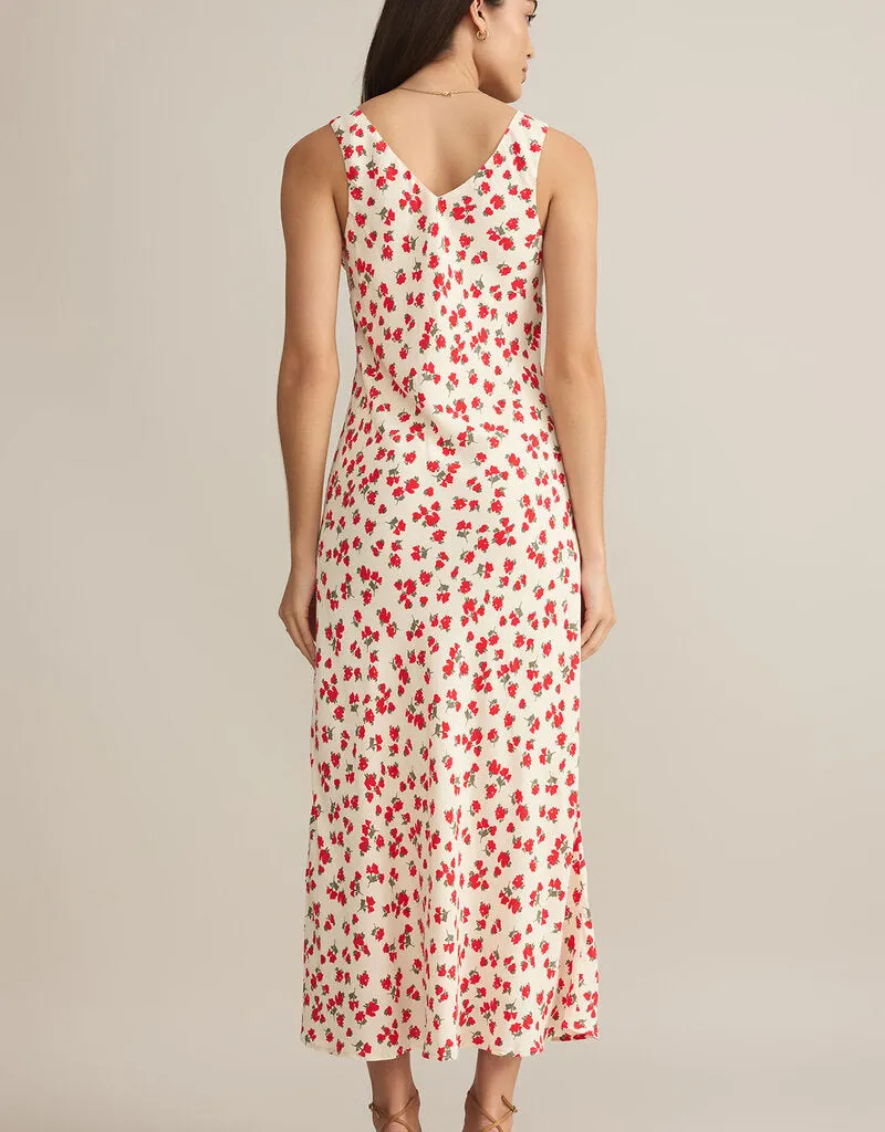 Hana La Rosa Ditsy Maxi Dress - Sandshell