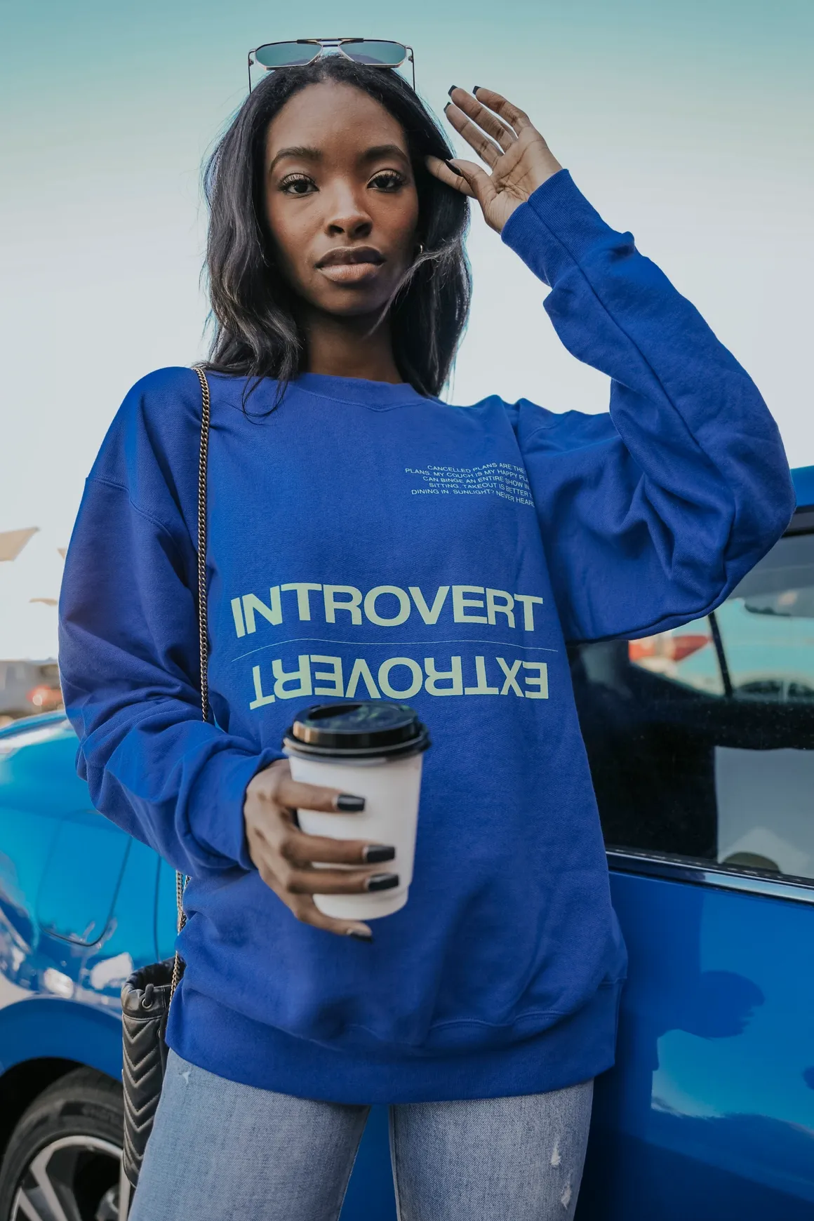 Introvert Extrovert Sweatshirt