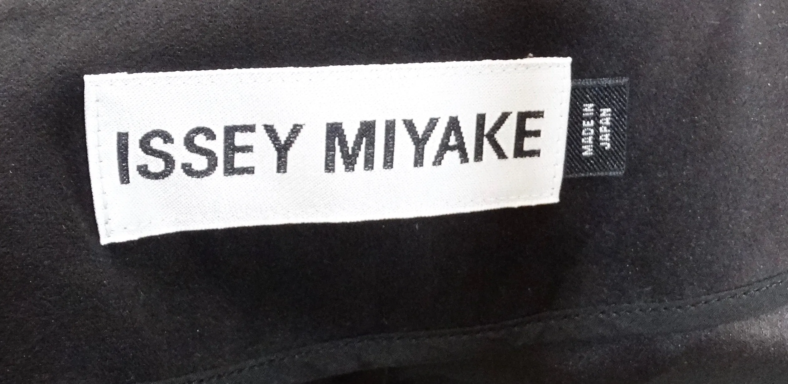 Issey Miyake Multi-Color Striped Car Coat