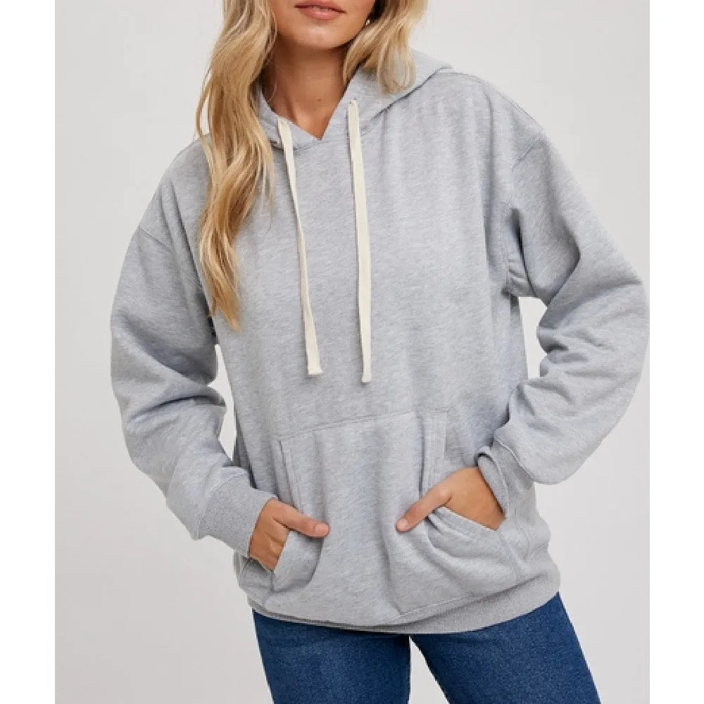 Jessica Brushed Terry Hooded Sweatshirt