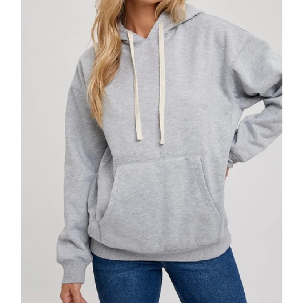 Jessica Brushed Terry Hooded Sweatshirt