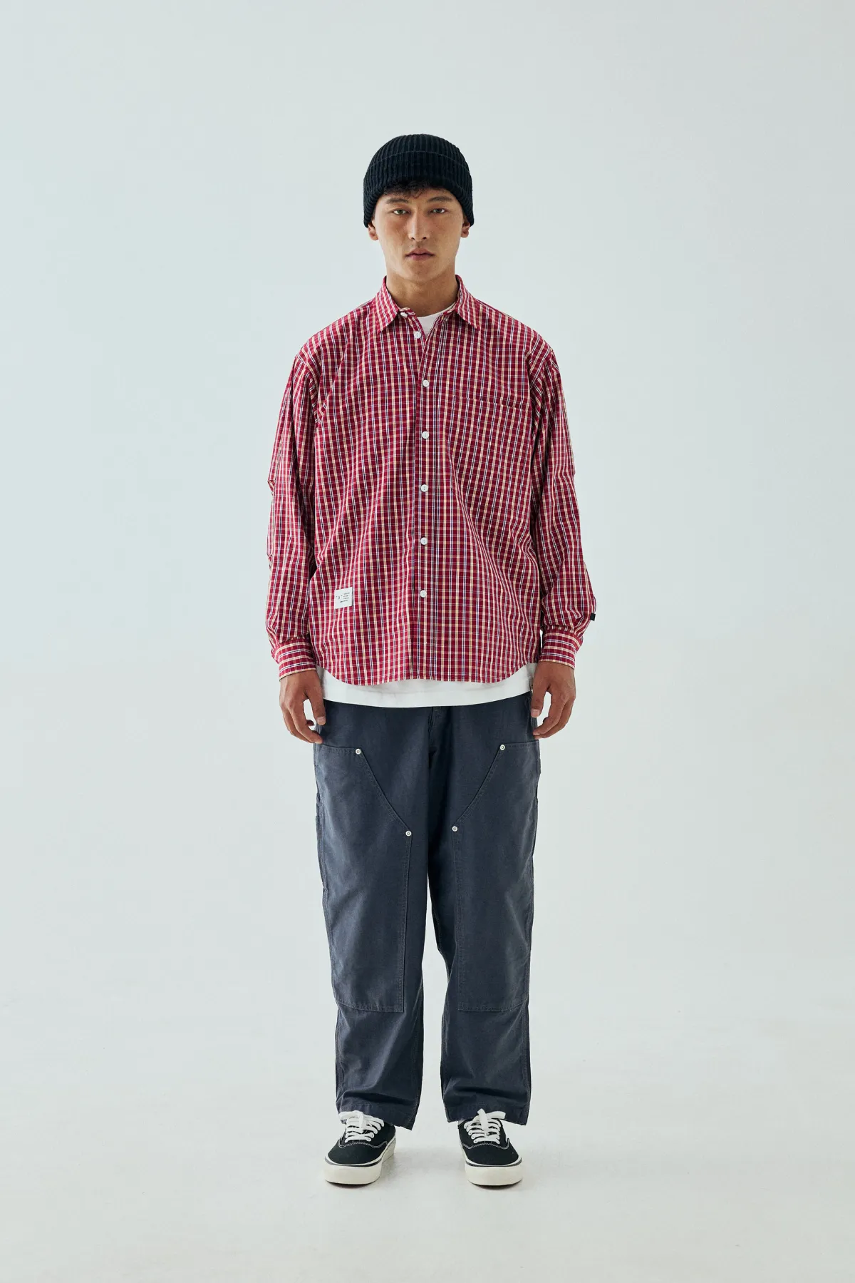 LBRTS - Plaid Long Sleeve Shirt - Red