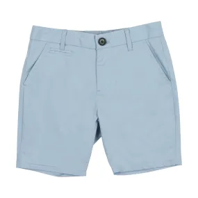 Light Blue Poplin Shorts