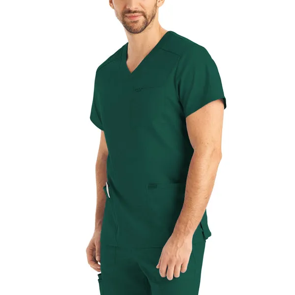 LT109 Men's 4 Pocket V-Neck Scrub Top[