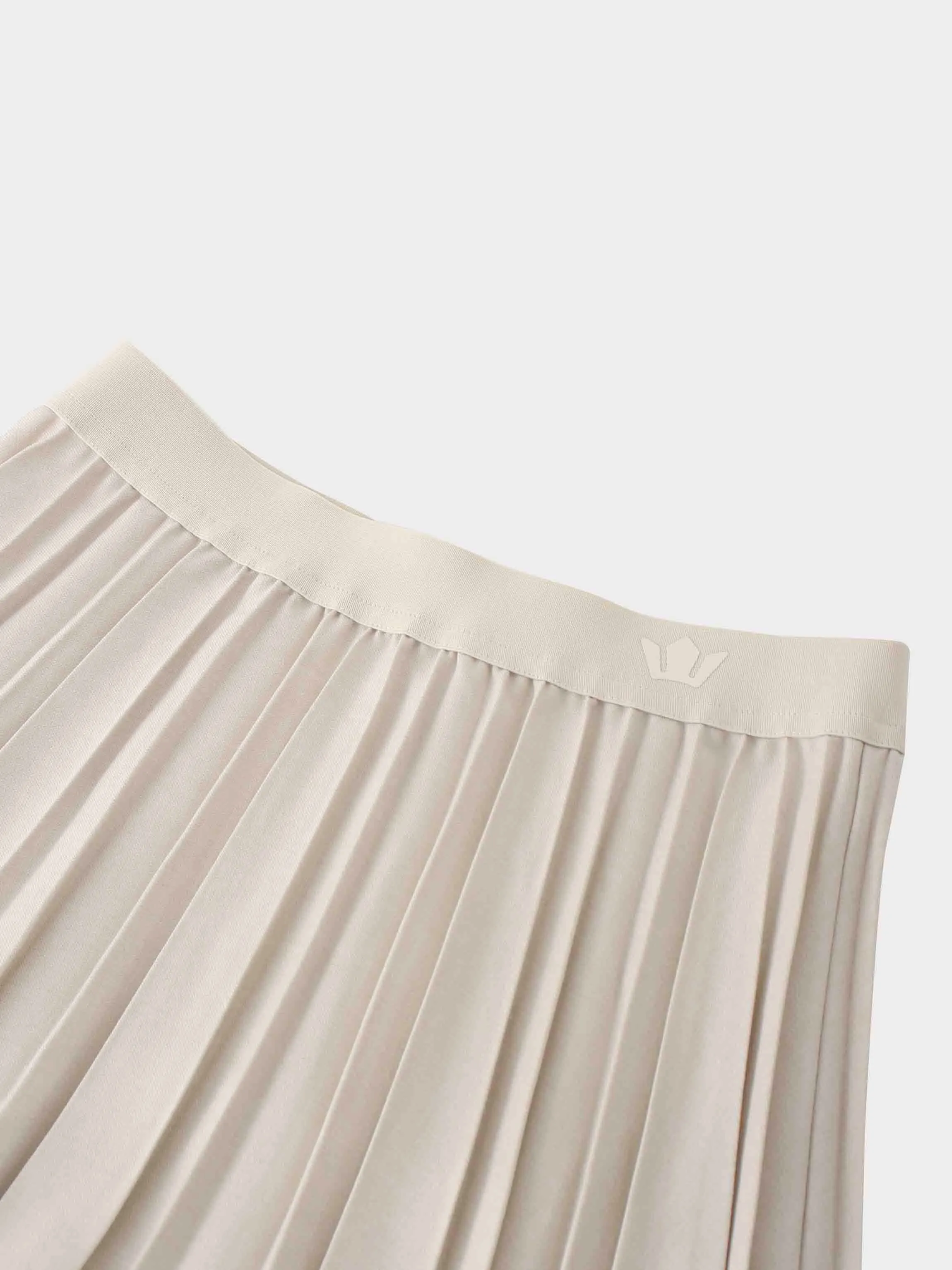 Marni Pleated Skirt-Ivory