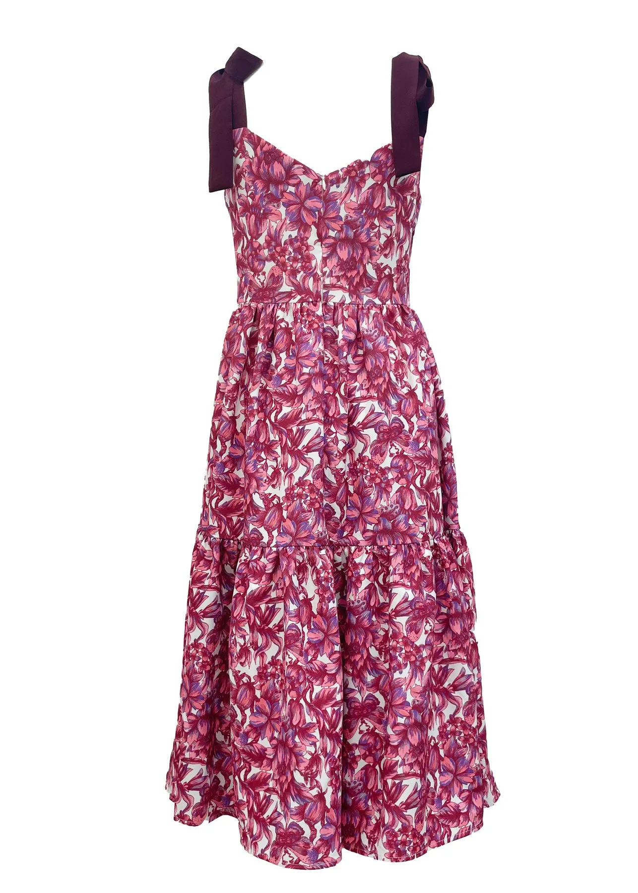 Maya Tiered Dress Parlor Floral