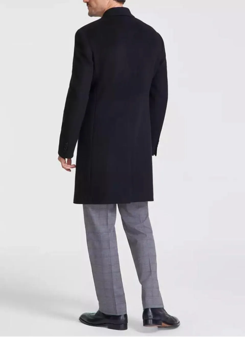 Michael Kors Men's Wool Cashmere Blend Overcoat