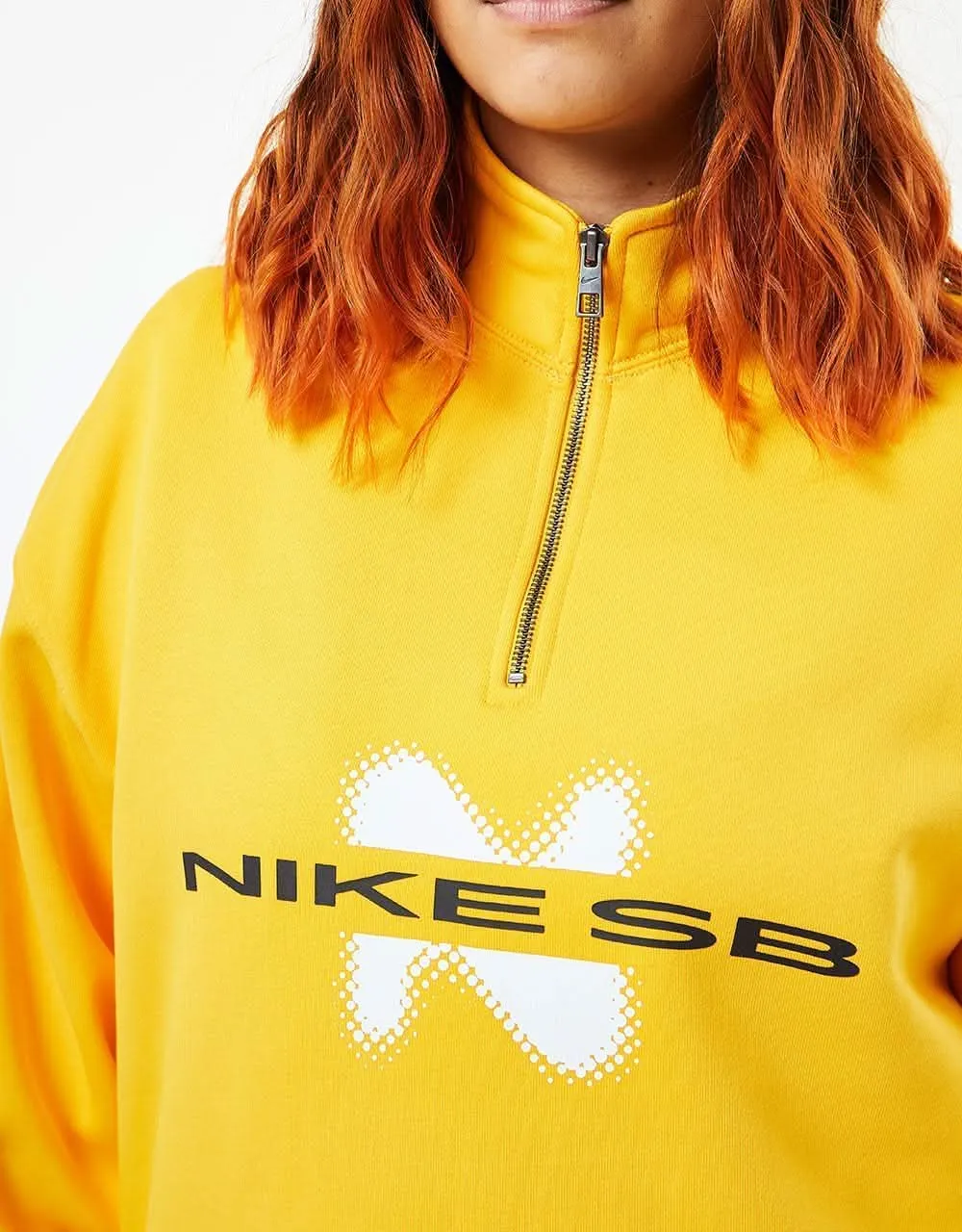 Nike SB Y2K Half Zip Sweat - University Gold