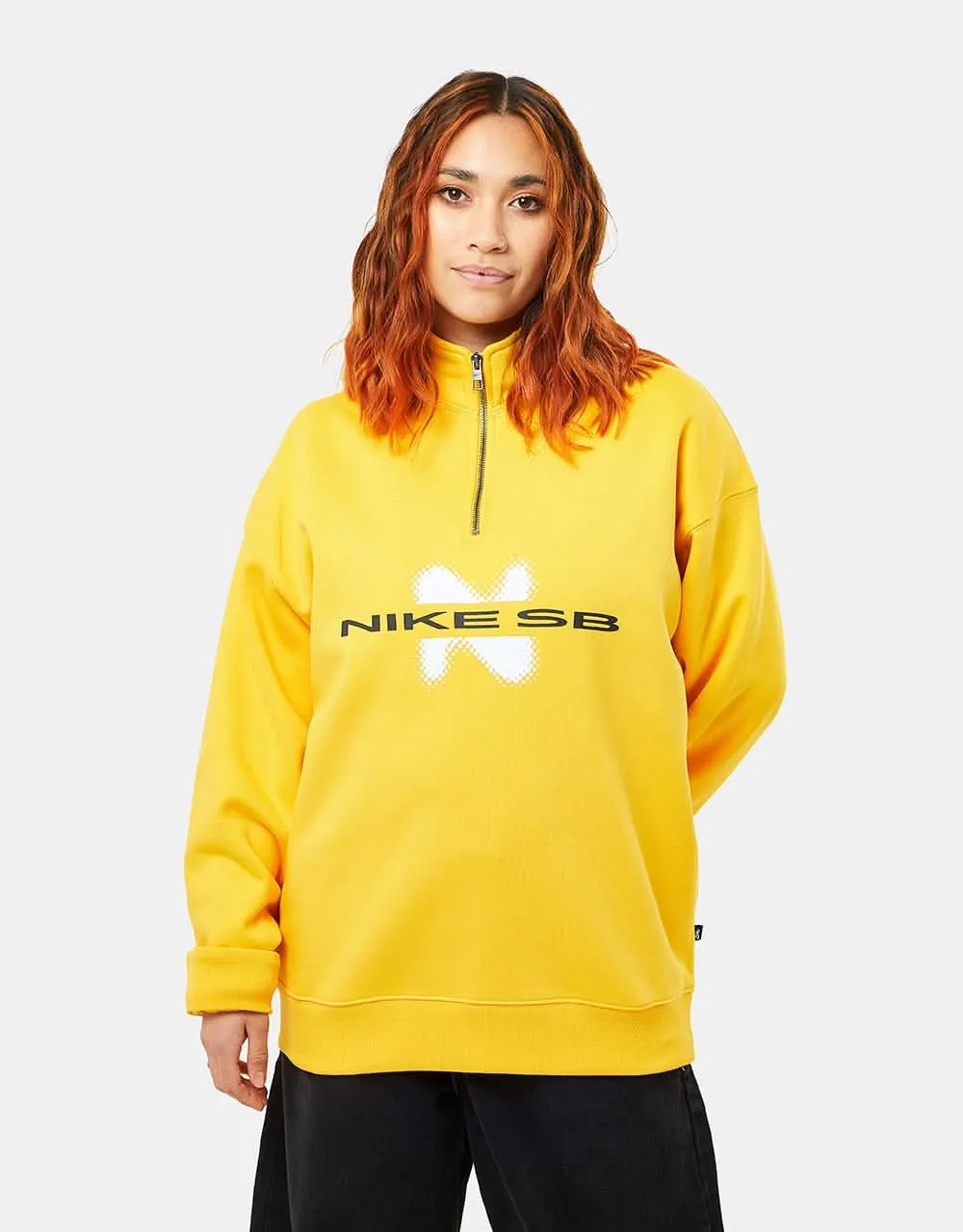 Nike SB Y2K Half Zip Sweat - University Gold