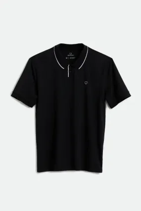 Proper S/S Polo Knit - Black