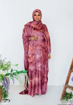 Purple Printed kaftan