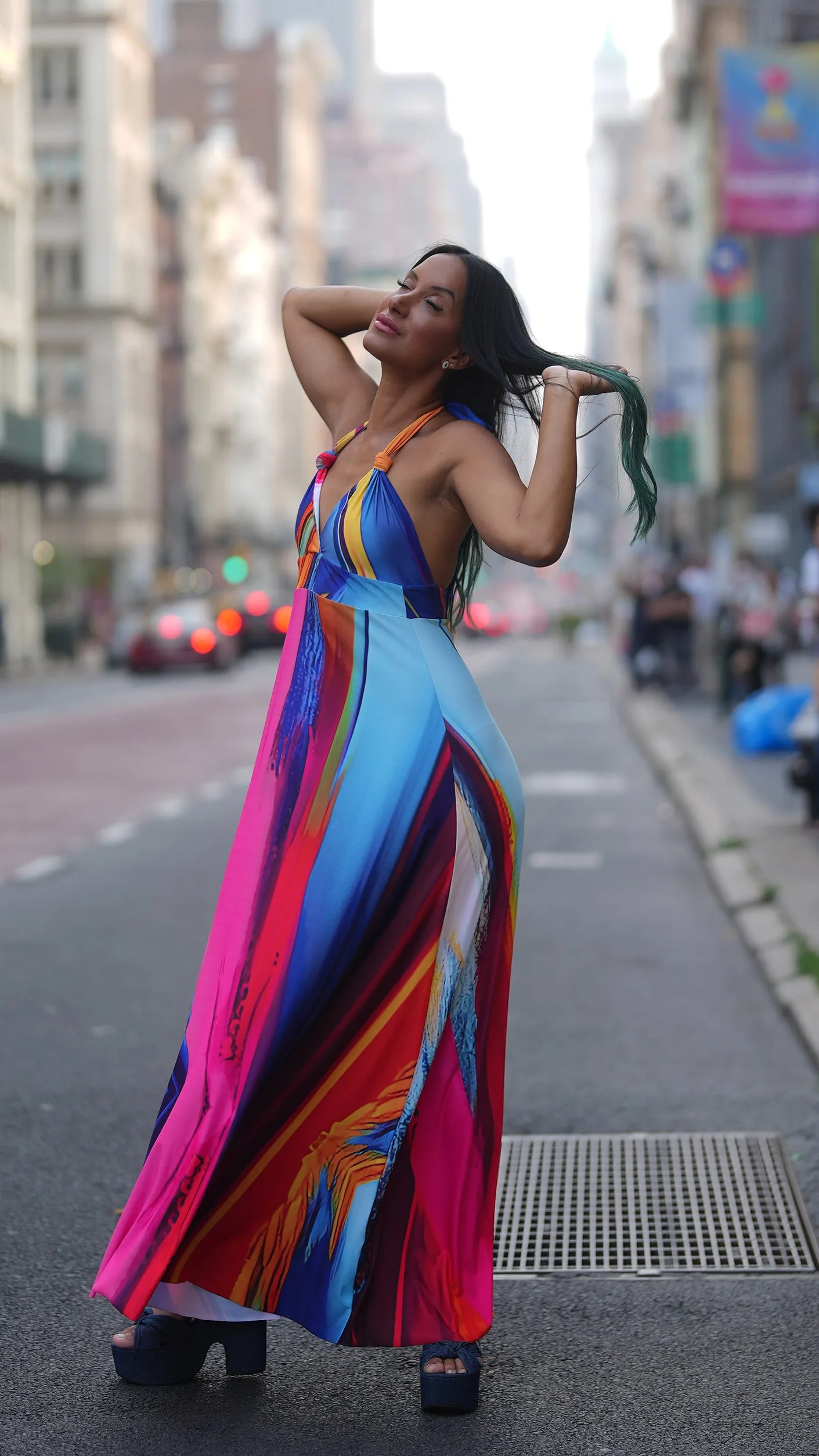 "Around the World" Zola Maxi Dress, Holi