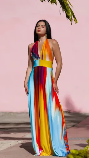 "Around the World" Zola Maxi Dress, Holi