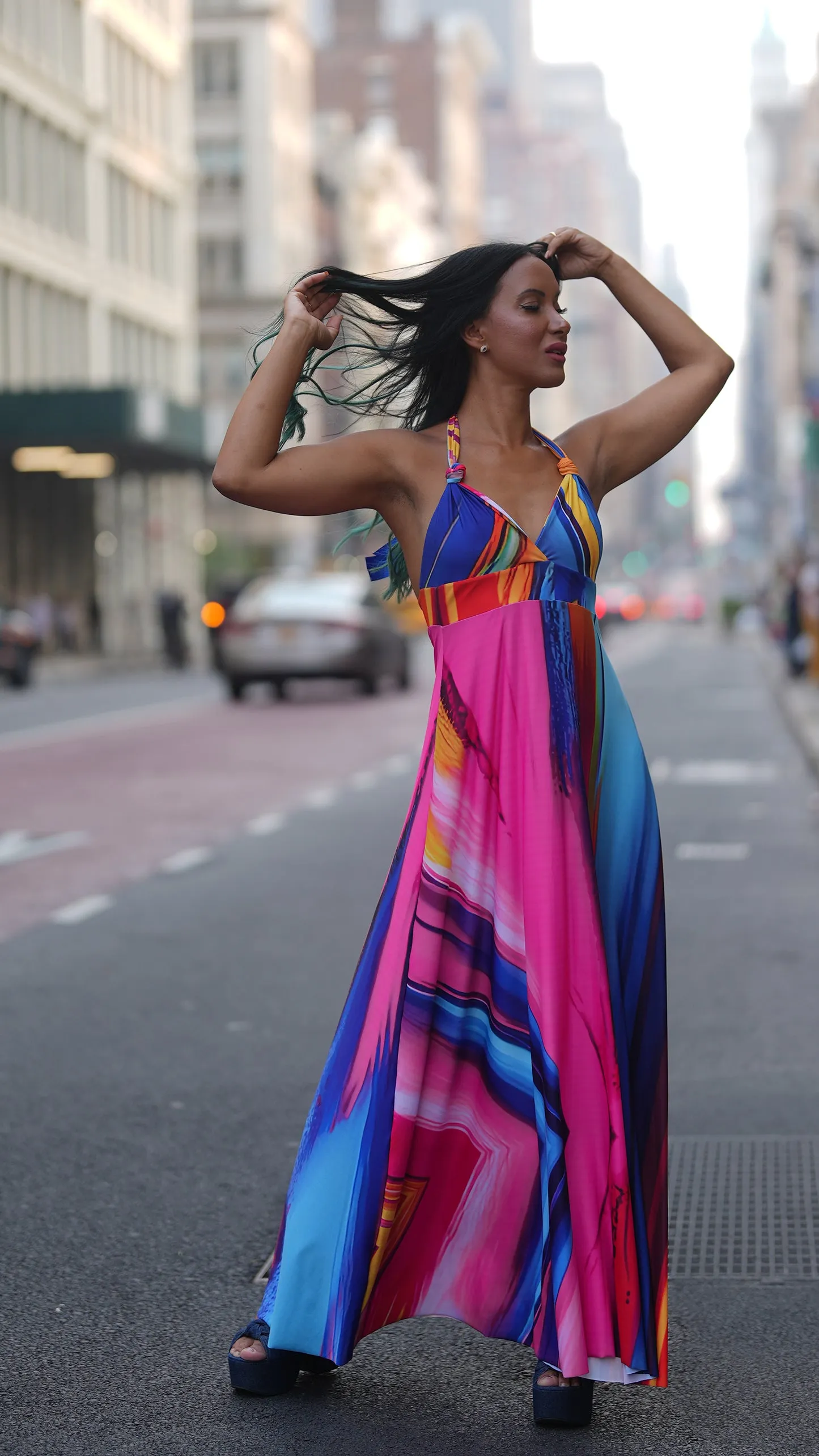 "Around the World" Zola Maxi Dress, Holi