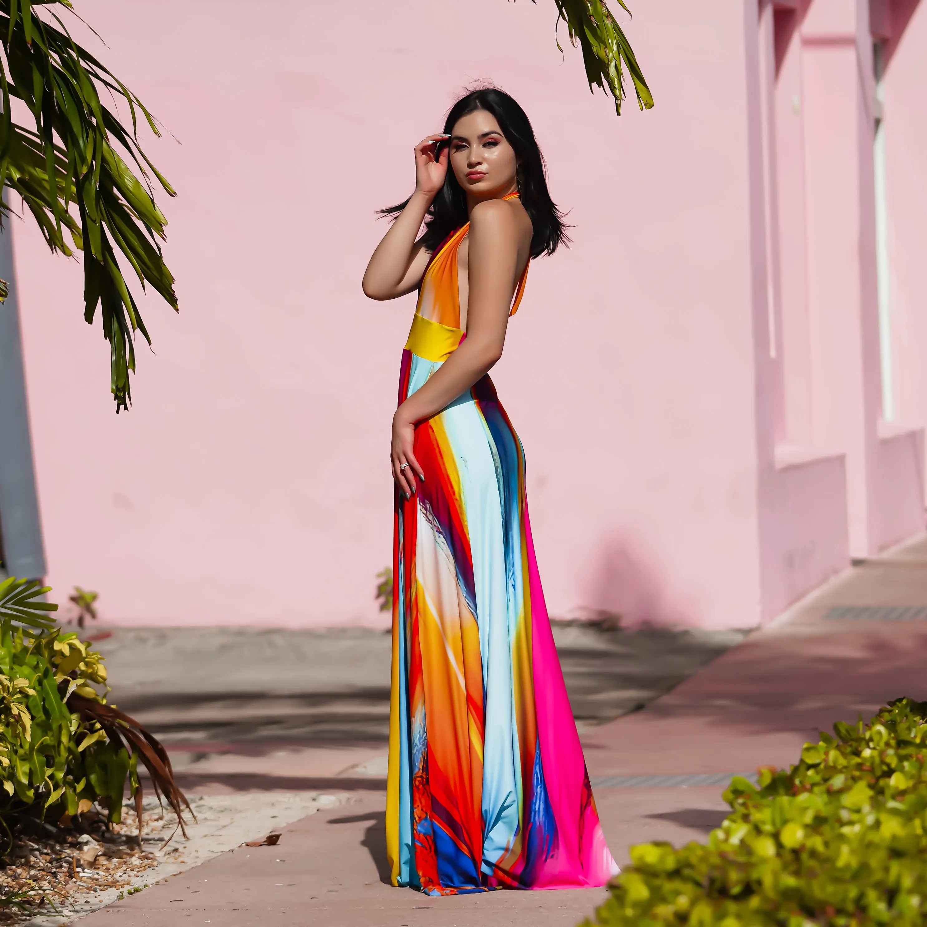 "Around the World" Zola Maxi Dress, Holi