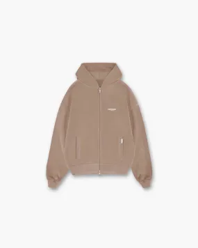 Represent Owners Club Zip Hoodie - Stucco