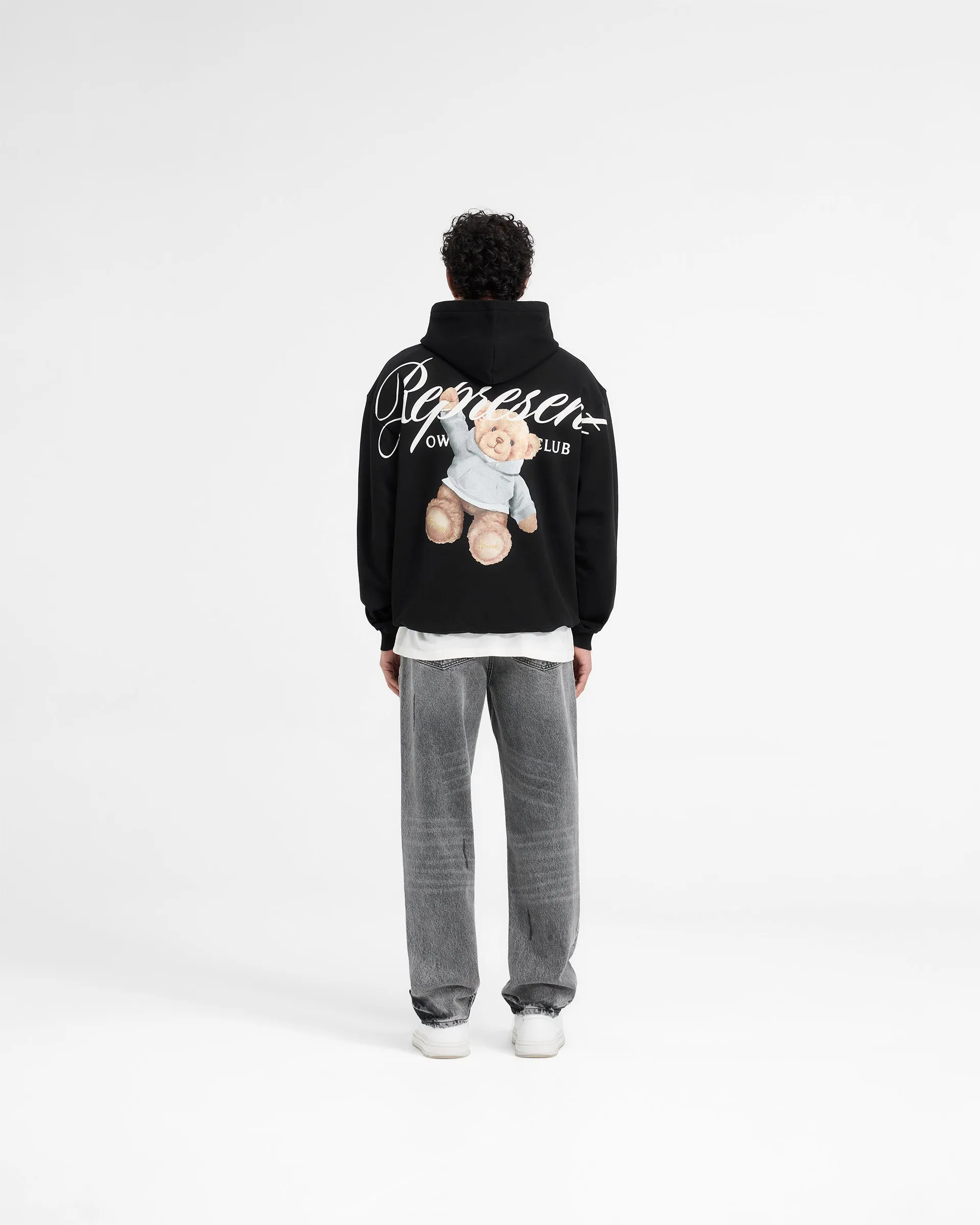 Represent X Harrods Bear Owners Club Hoodie - Jet Black