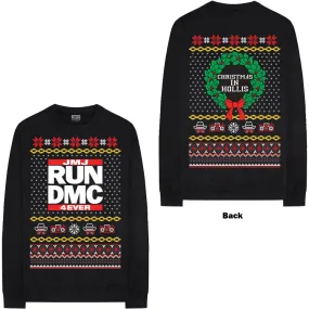 Run DMC Unisex Sweatshirt: Holiday (Back Print)