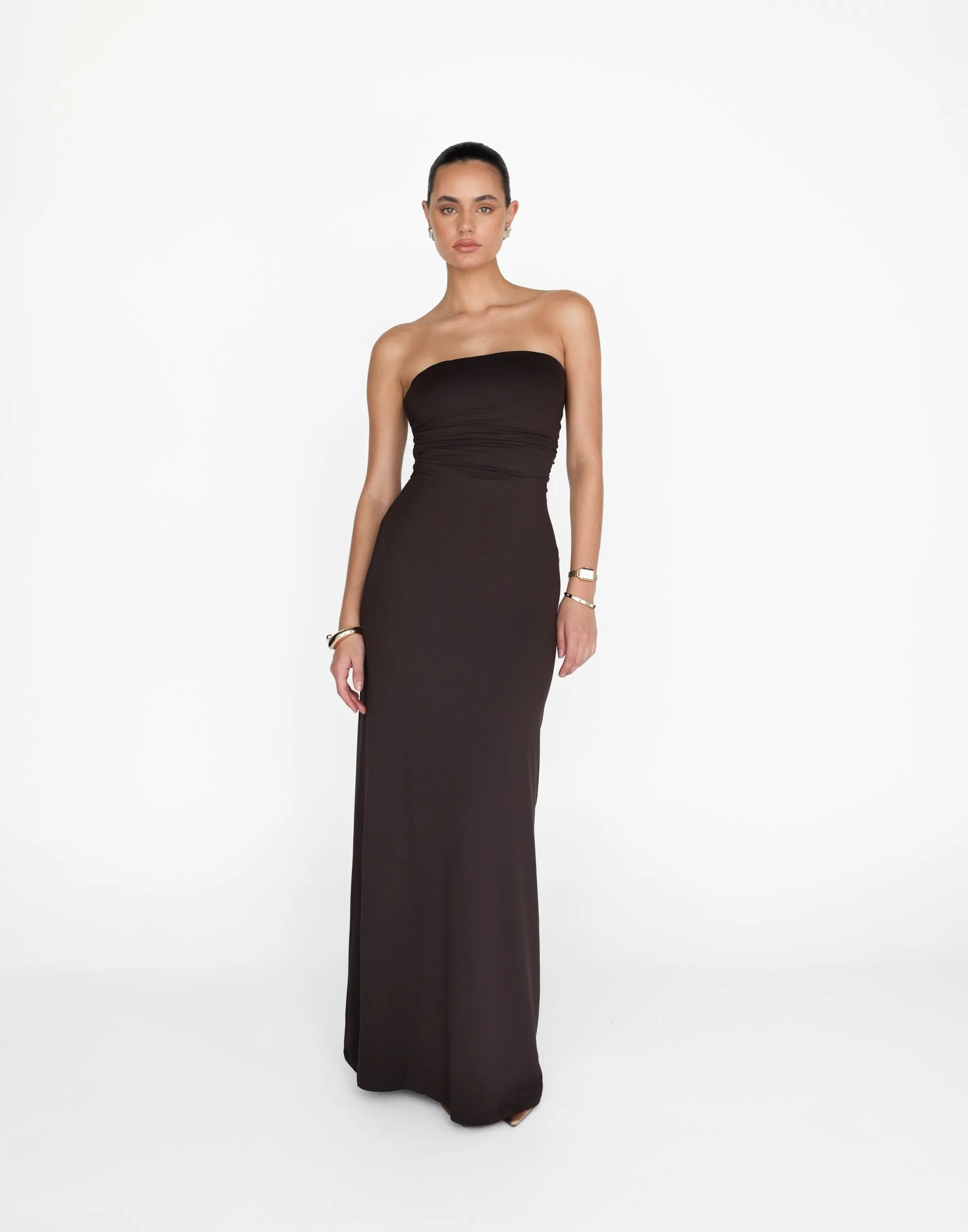 Sarie Maxi Dress (Chocolate)