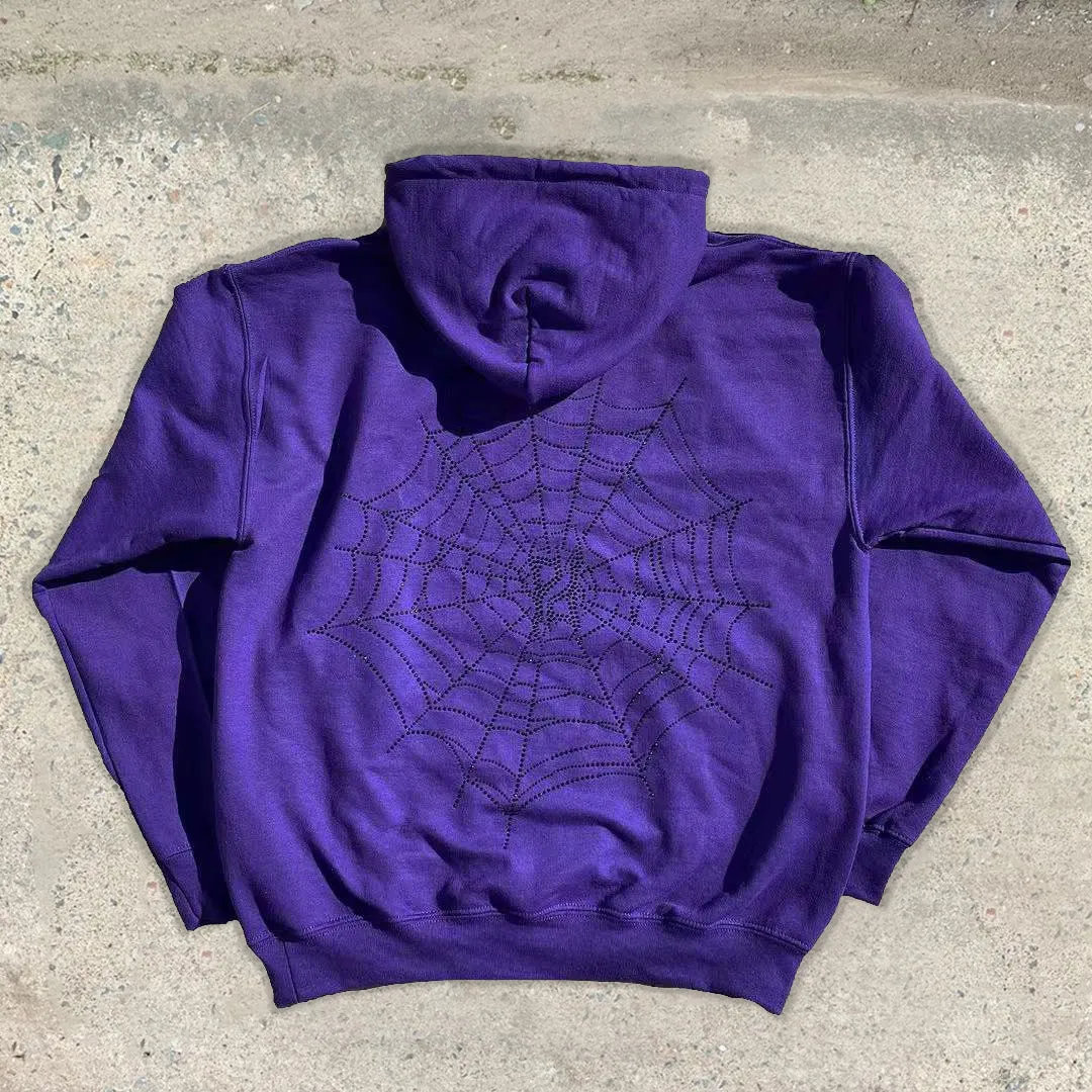 Spiderweb casual street home sports hoodie