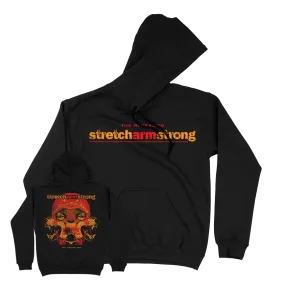 Stretch Arm Strong  "Den of Wolves" Black  Hooded Sweatshirt