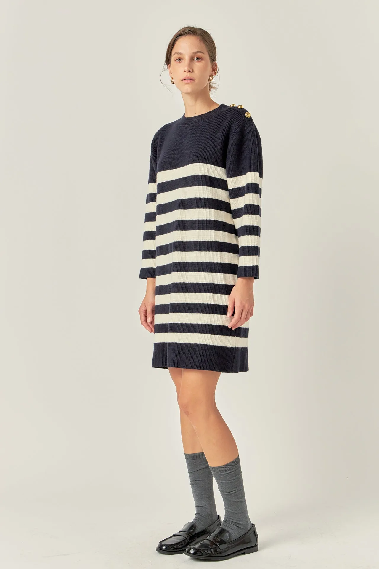 Stripe Knit Dress