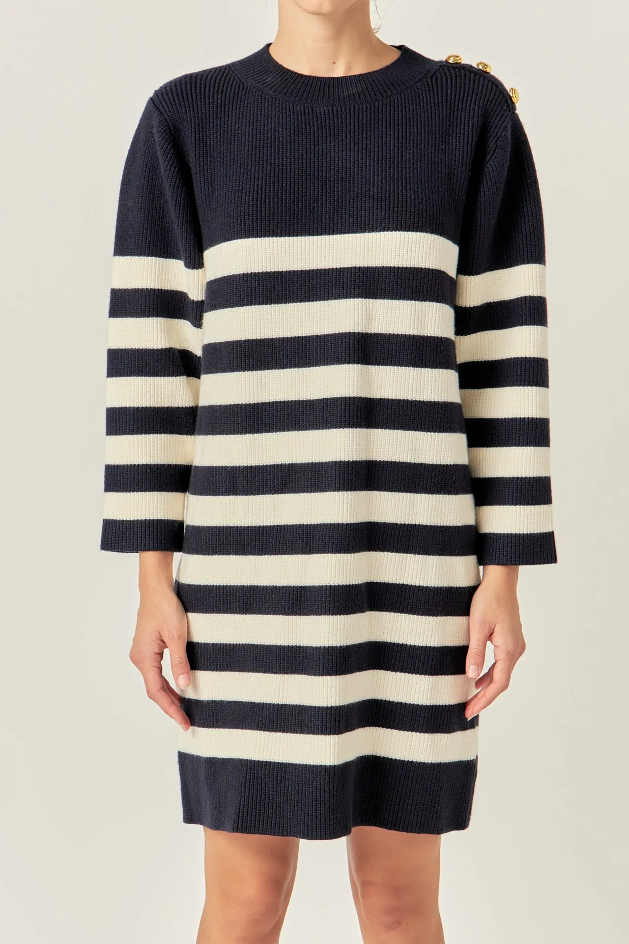 Stripe Knit Dress