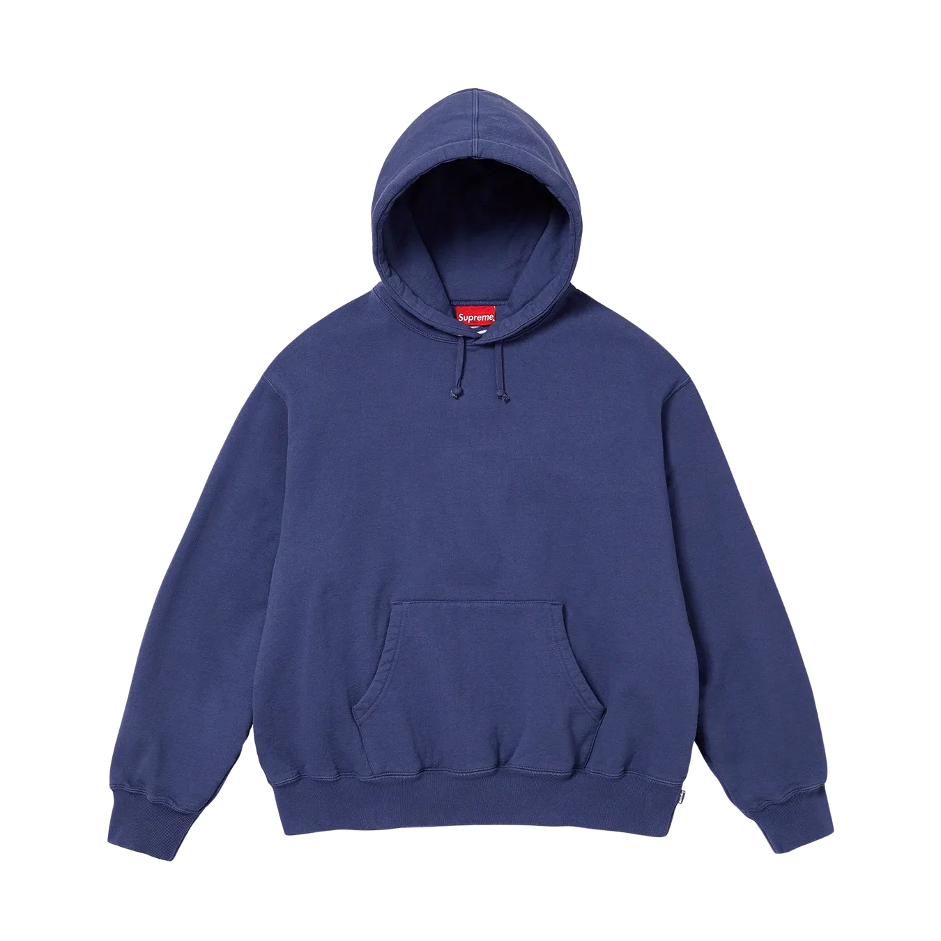 Supreme Satin Appliqué Hoodie 'Washed Navy'