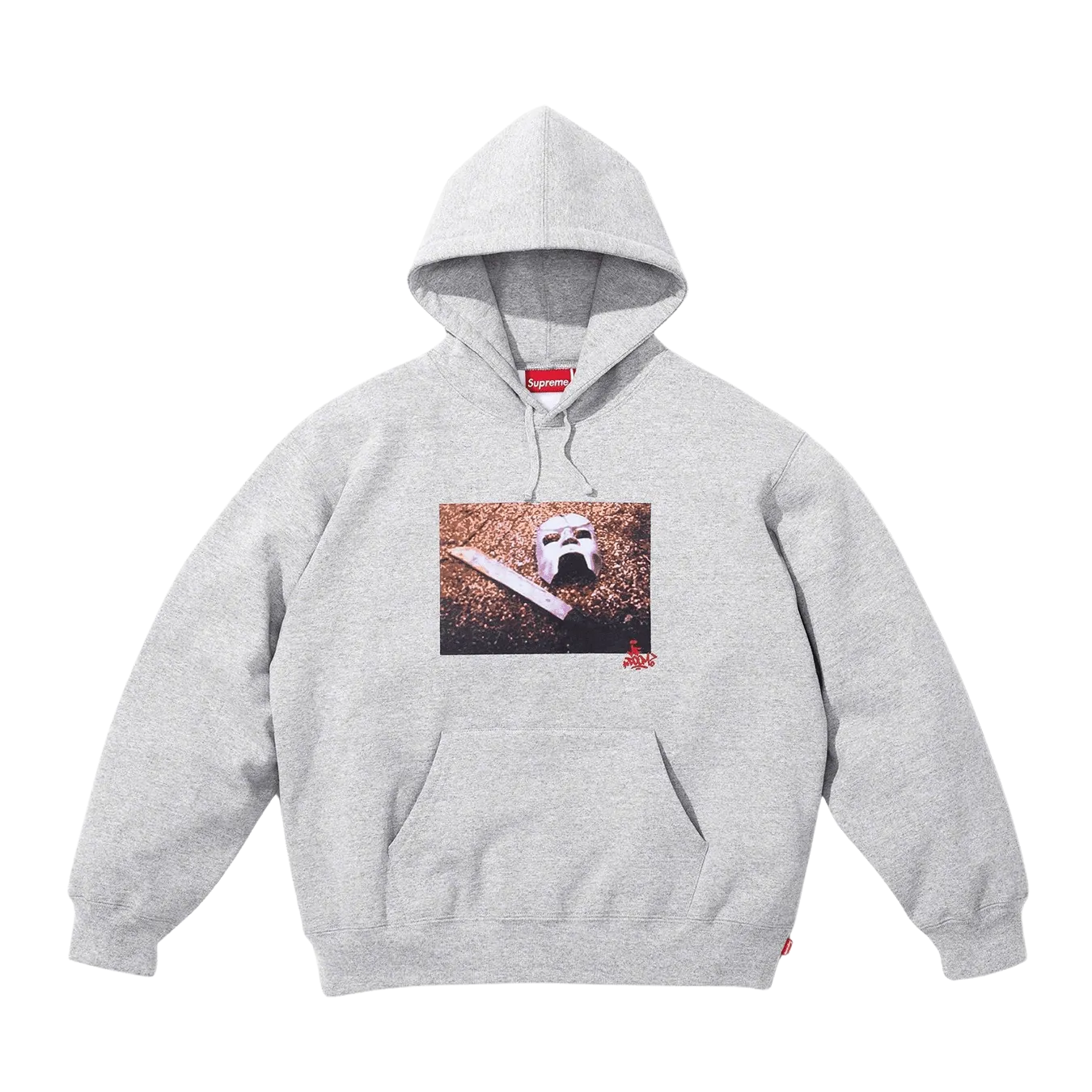 Supreme x MF DOOM Hooded Sweatshirt 'Grey'