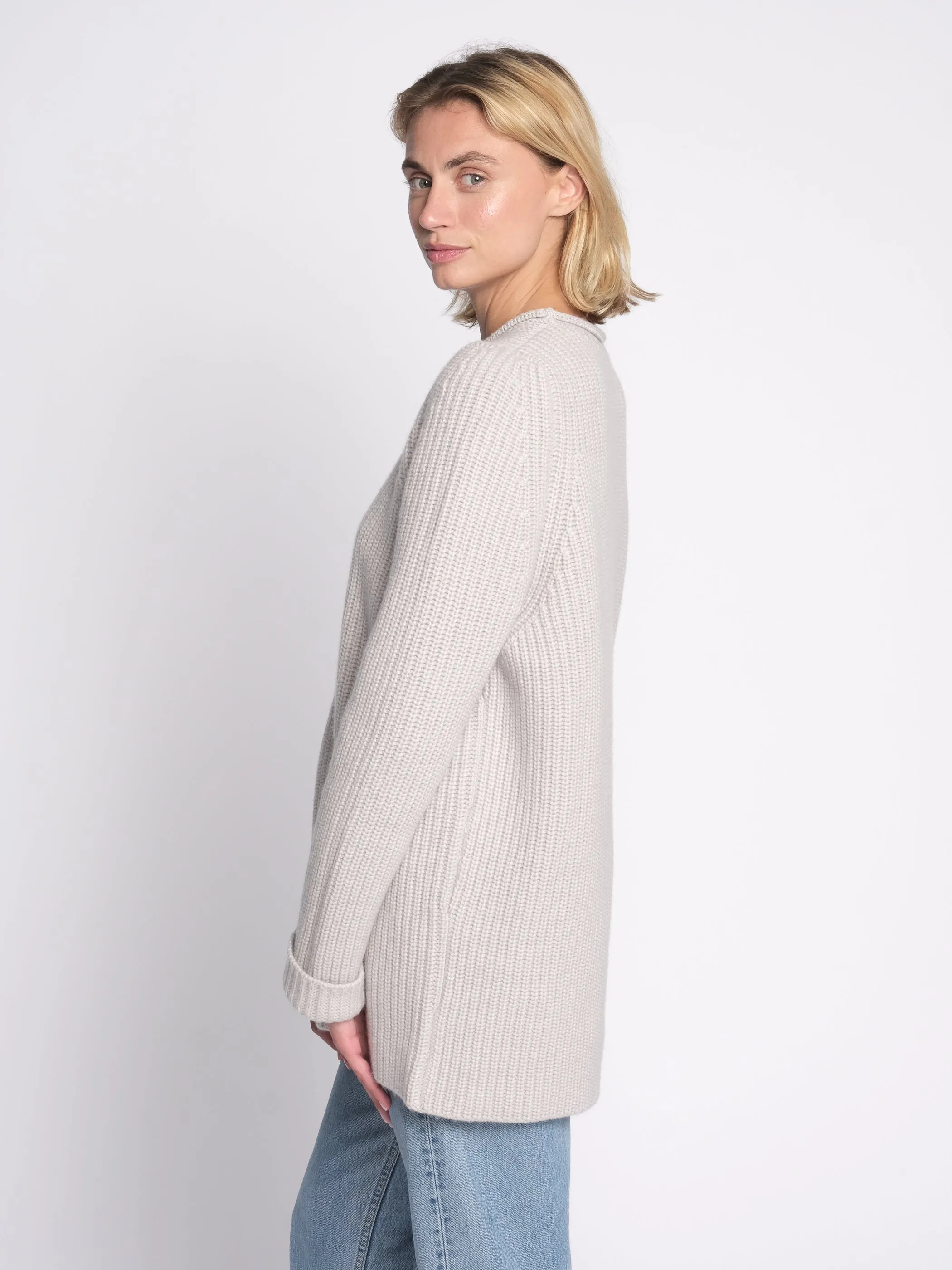 THE 6 PLY CREWNECK TUNIC | Snow