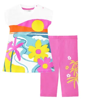 Tuc Tuc Girls Laguna Beach Floral Tunic & Leggings Set