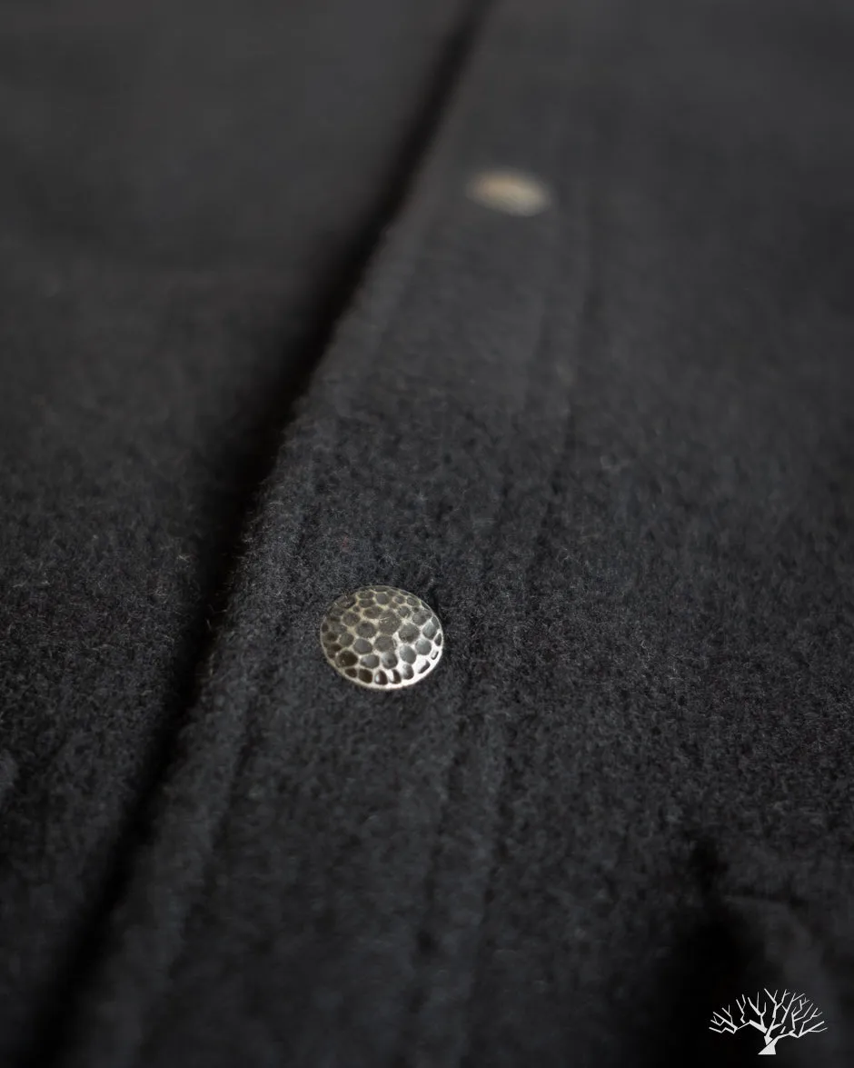 Welding Jacket - Black Melton Wool