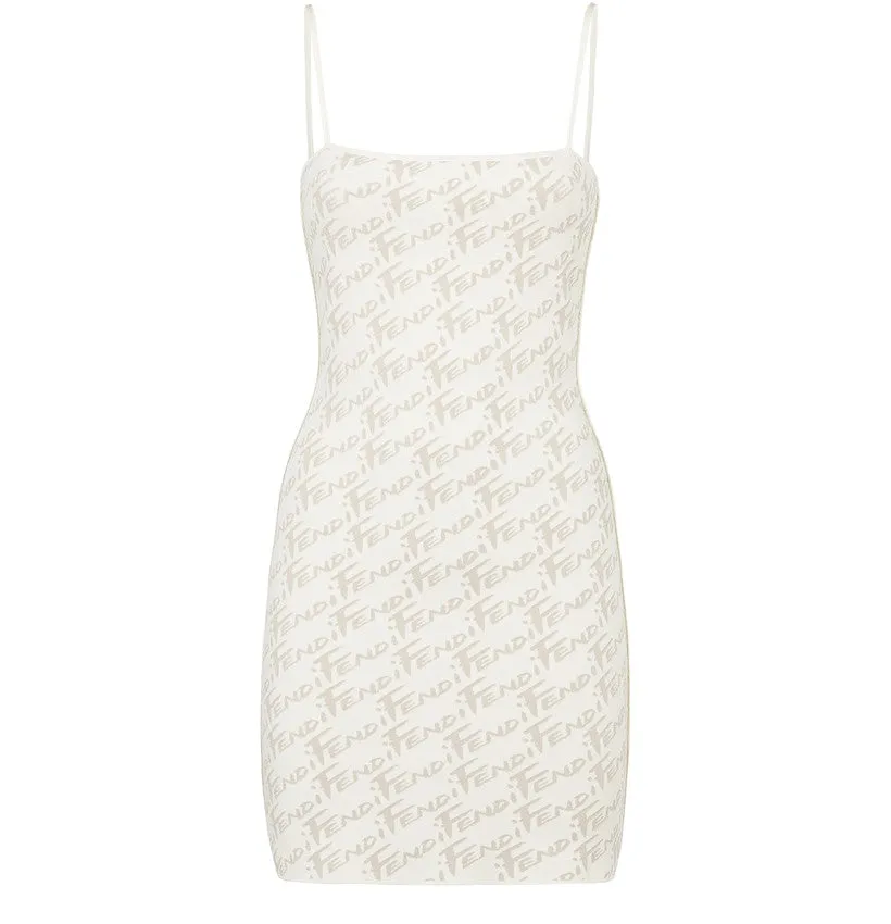 White Viscose Dress